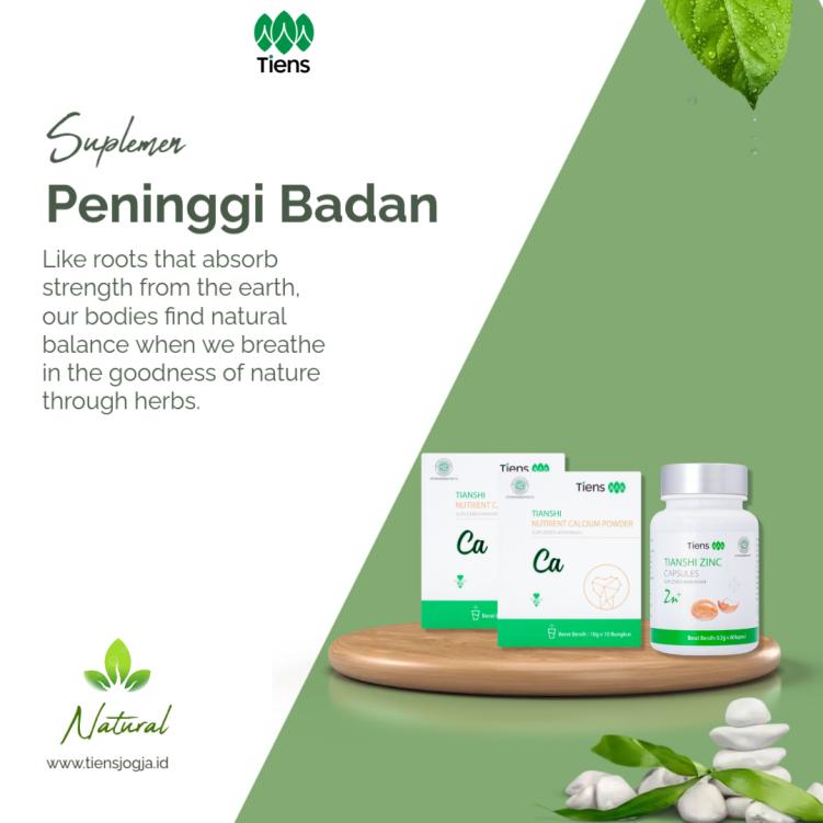 Cara Meninggikan Badan Secara Alami dengan Produk Tiens