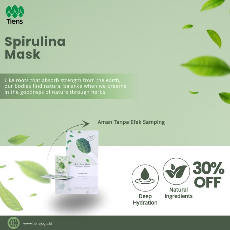 Manfaat Masker Spirulina Tiens untuk Kesehatan Kulit