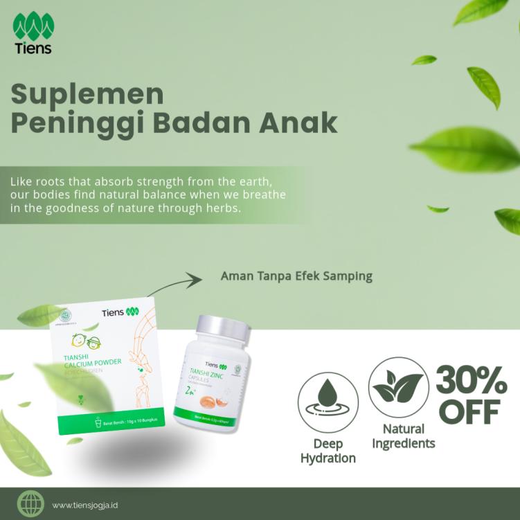Meningkatkan Tumbuh Kembang Anak dengan Suplemen Peninggi Badan Tiens