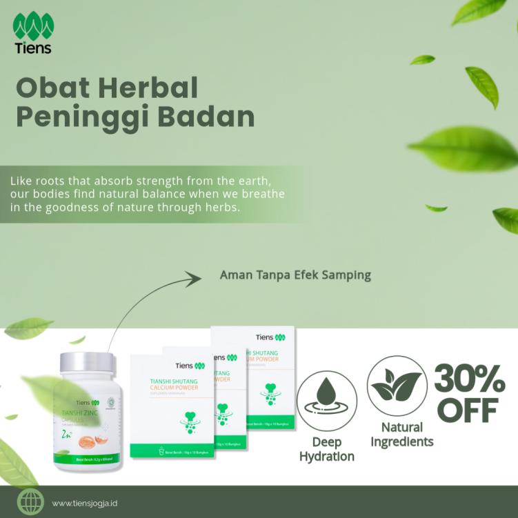Obat Herbal Peninggi Badan Tiens: Solusi Alami untuk Pertumbuhan Optimal