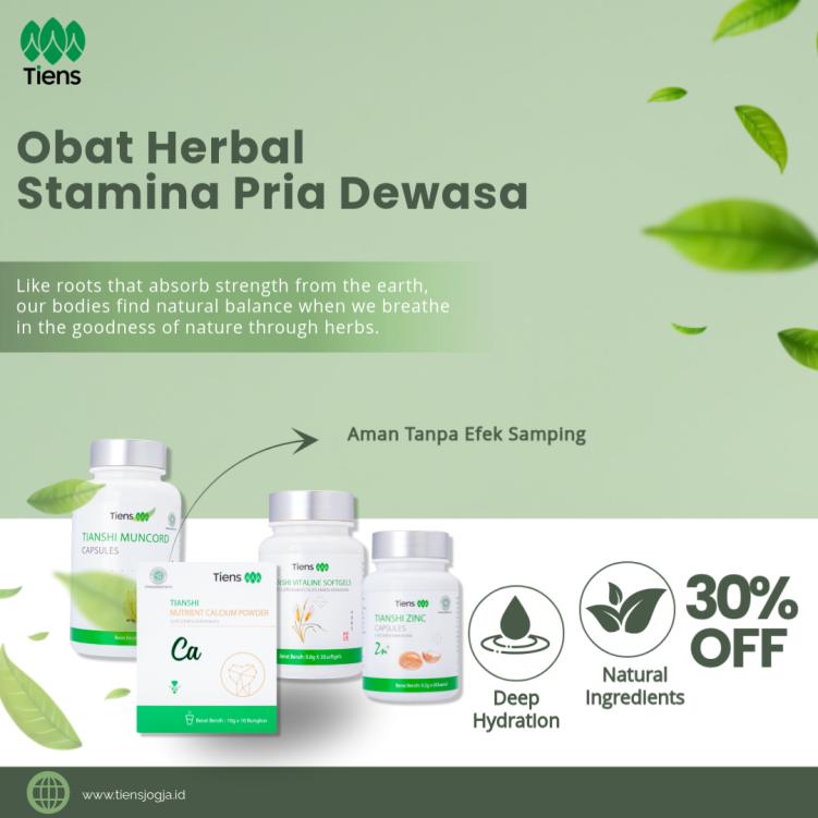 Obat Herbal Stamina Pria Tiens: Solusi Alami untuk Vitalitas Maksimal