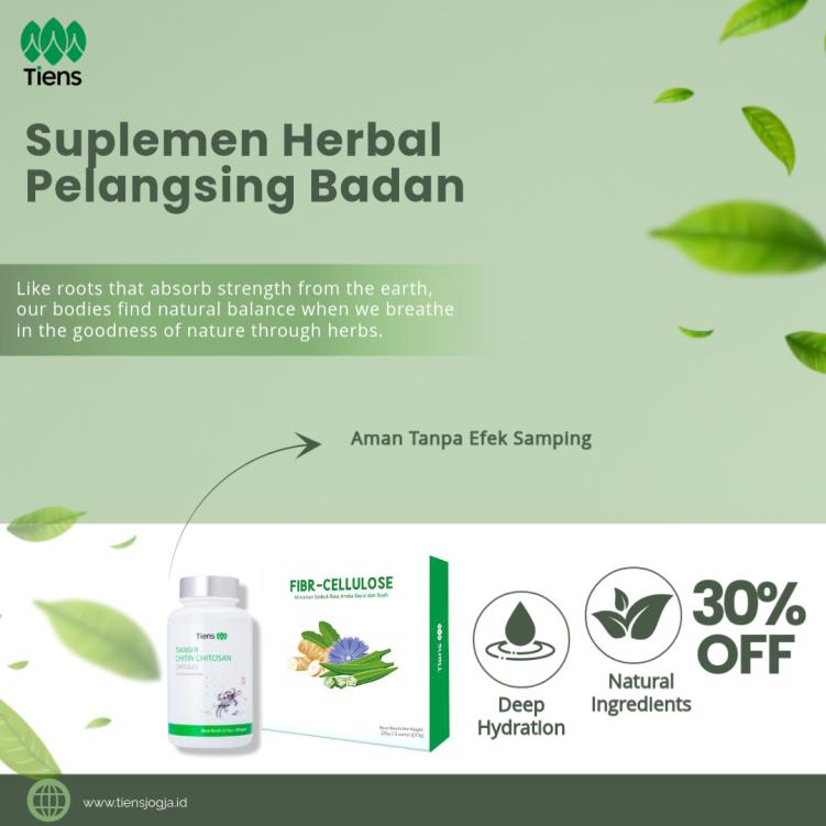 Pelangsing Badan Terbaik dengan Suplemen Herbal dari Tiens