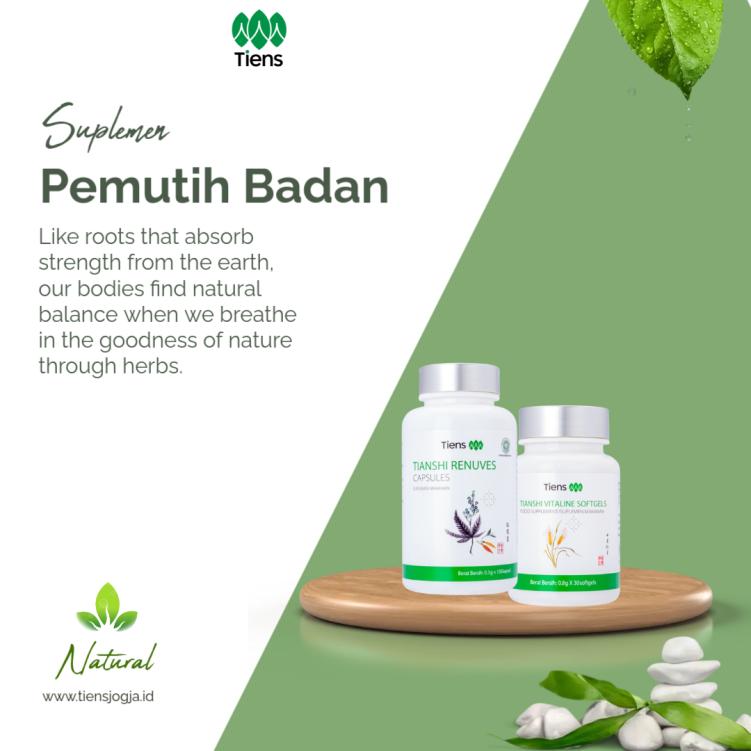 Pemutih Badan Alami dengan Solusi Produk Tiens
