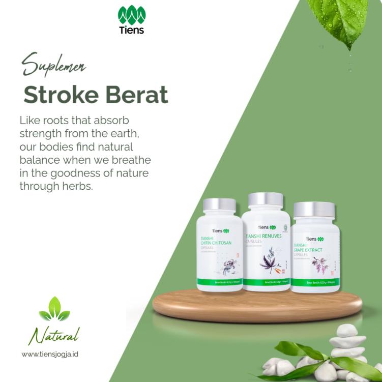 Penyakit Stroke dan Solusi dengan Produk Tiens