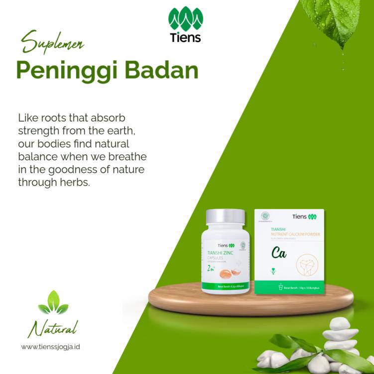 Rahasia Tinggi Ideal dengan Suplemen Peninggi Badan Tiens