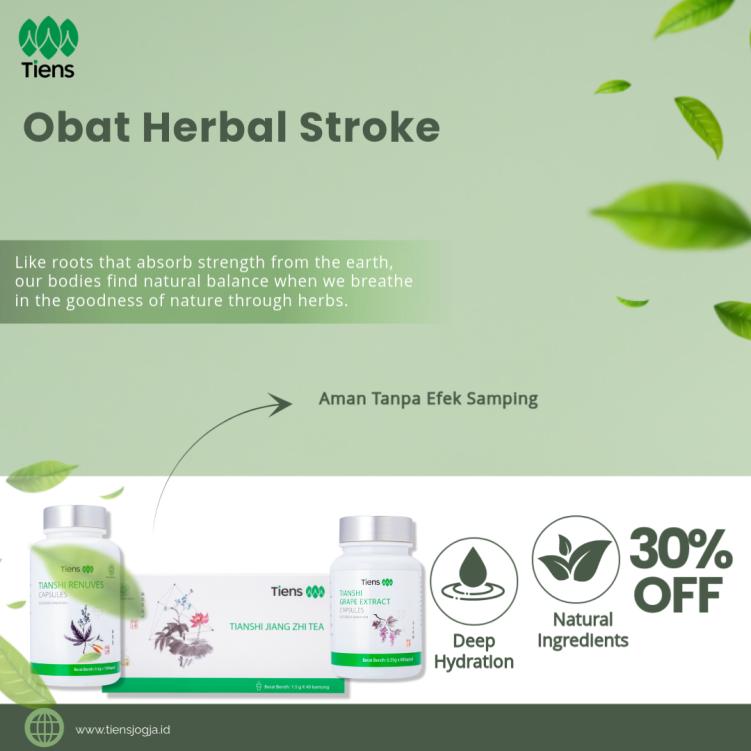 Solusi Alami Mengatasi Stroke dengan Obat Herbal dari Tiens