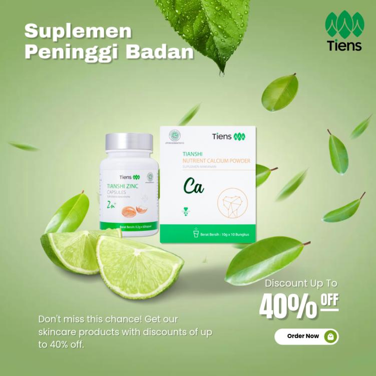 Suplemen Peninggi Badan Tiens: Mitos atau Fakta?