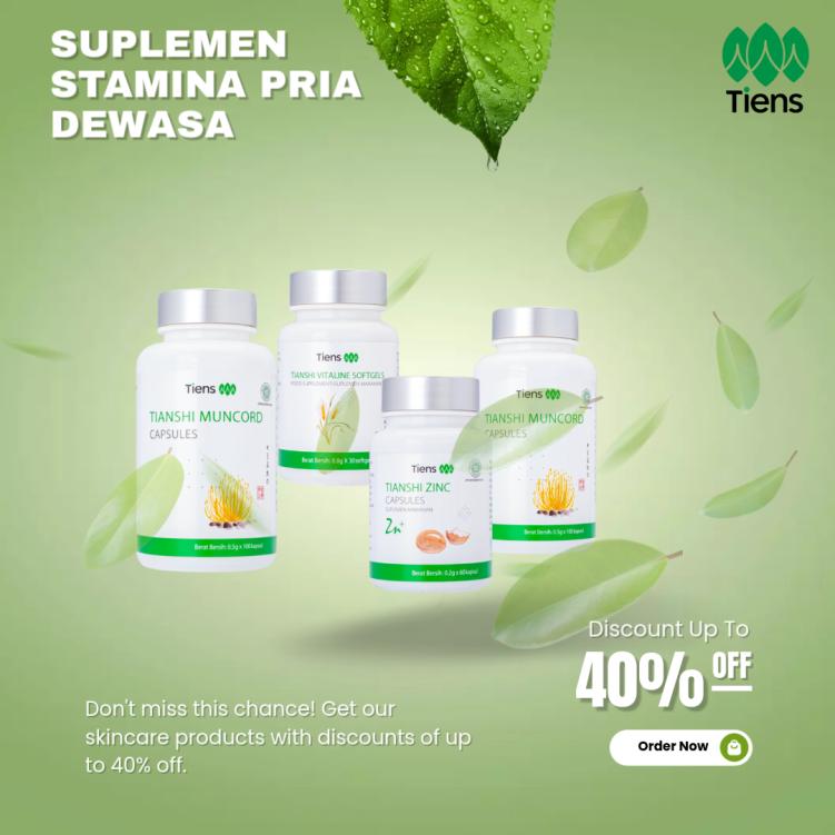 Suplemen Stamina Pria Dewasa Tiens: Solusi Sehat dan Alami untuk Vitalitas Maksimal