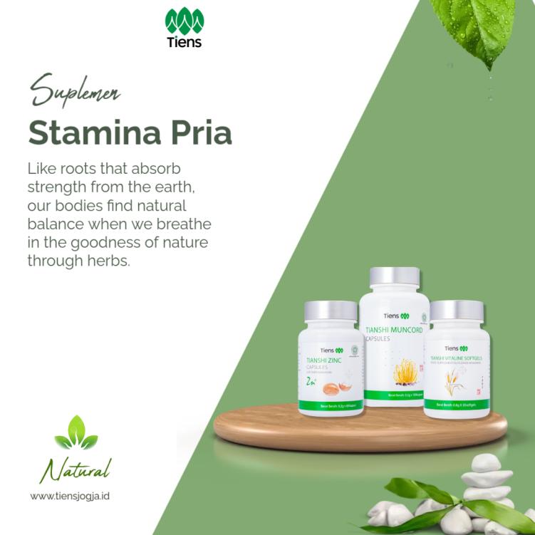 Suplemen Stamina Pria Terbaik: Dukung Vitalitas dan Performa Maksimal dengan Produk Tiens
