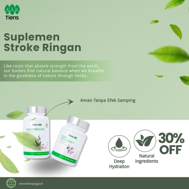 Suplemen Stroke Ringan Tiens: Solusi Alami untuk Pemulihan Lebih Cepat